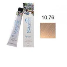 Фарба для волосся Nouvelle Hair Color 10.76 платиновий коричнево-червоний блондин, 100 мл